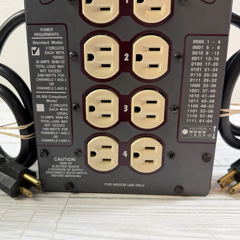 Lightronics AS42L Stage Lighting Power Pack 4 Channel 1200W